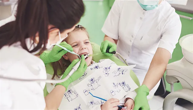 Pediatric dental appointment