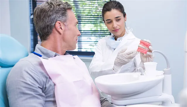 Dental X-ray procedure